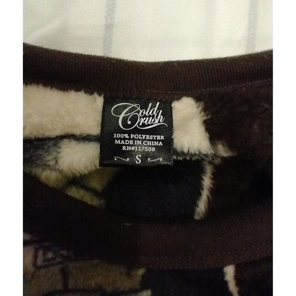 New Star Wars Women Small Baby Yoda The Child Sweater Pullover Cold Rush Brown - Picture 3 of 4